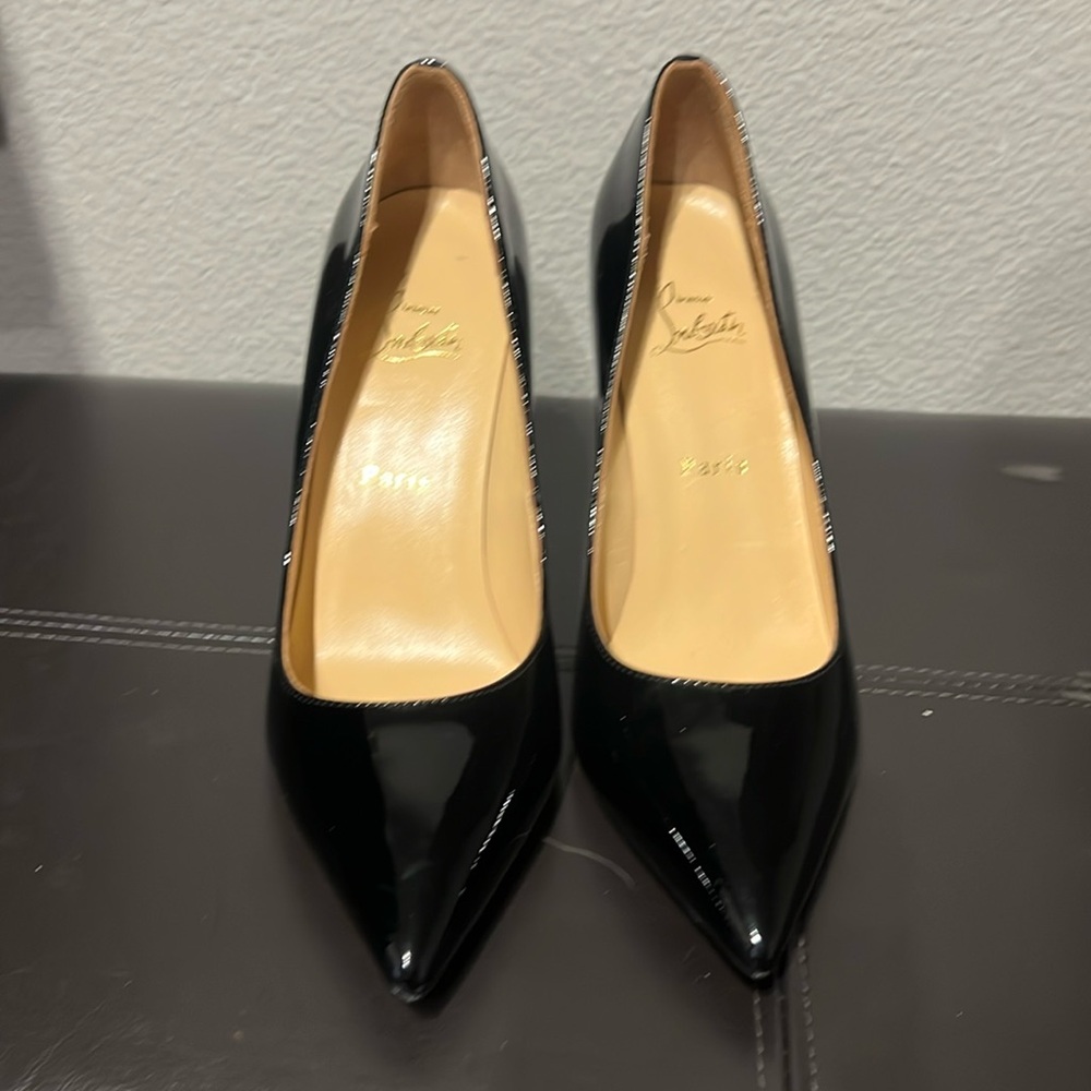 Christian Louboutin Patent Leather Kate 100mm Heels size 41 /10